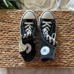 Chuck Taylor All Star Converse shoes, black, mens 8 womens 10